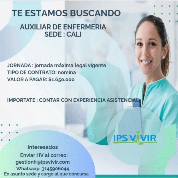 Auxiliar de enfermería